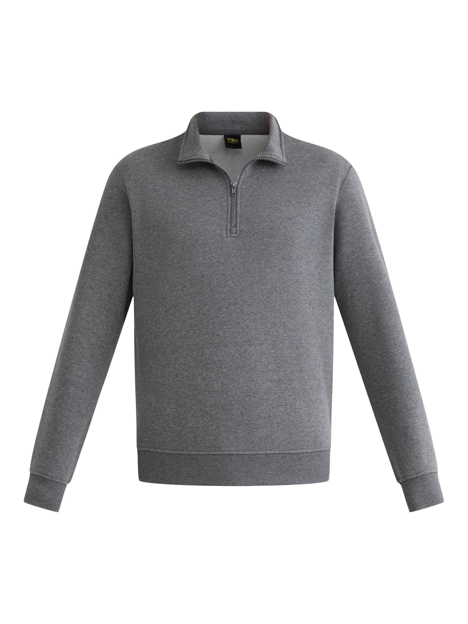 Athletic Works Men's Active Fleece Quarter Zip Sweatshirt, Size XS-5XL