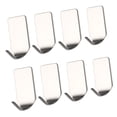 thumbnail image 2 of LHX  Stainless Steel Hook, Room Decorative Wall Hook (8 Pieces, Silver), 2 of 5