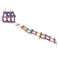 thumbnail image 1 of ANGGREK Bird Climbing Ladder Toy Wood Swing Drawbridge Loop Ladder Climbing Ladder Set For Parrots Hamsters And Sugar Gliders,Rock Climbing Ladder Toy,Wood Swing Drawbridge Toy, 1 of 8
