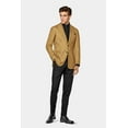 thumbnail image 3 of Elina fashion Men's Blazer Jacket Formal Printed Office Suit Jacket Coat, 3 of 7