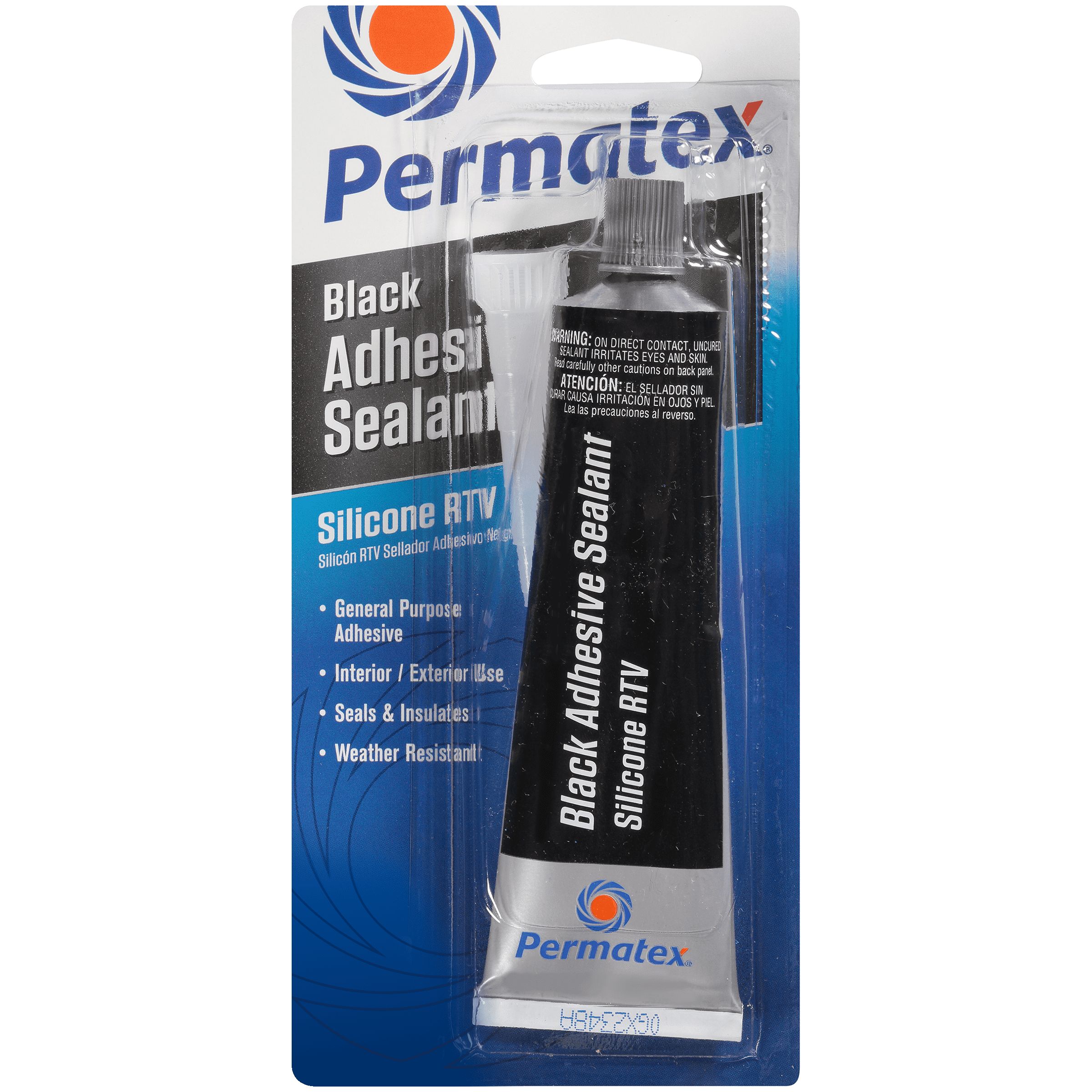 Permatex Black Silicone Adhesive Sealant - 75150