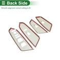 thumbnail image 6 of Unique Bargains Window Lift Switch Panel Trim Cover for Honda CR-V 2017-2022 Silver Tone, 6 of 6