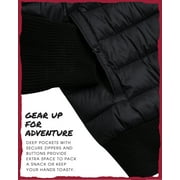 CANADA WEATHER GEAR Mens Sweater - Cozy Full Zip Up Hoodie Puffer Sweaters for Men (M-XXL)