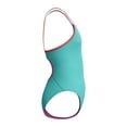 thumbnail image 2 of Speedo Girl's UV Protection Propel Back Solid One Piece Thin Straps Swimsuit - Arctic Glass, Size 10, 2 of 4