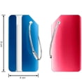thumbnail image 2 of 6 piezas de etiqueta de equipaje, tarjetero de visita, etiqueta de identificación de viaje de aluminio y metal para equipaje de viaje, identificación de equipaje, 2 of 6