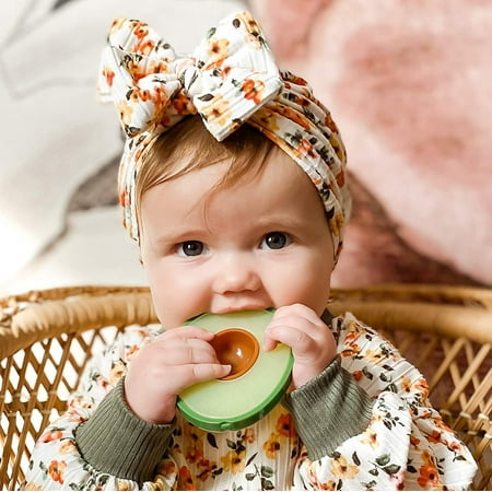 Nuby 100% Silicone Fruit Teether: 3M+ Designs Vary Multi