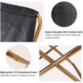 thumbnail image 2 of mini Chaise Pliante Portable Dore Avec Pochette, Tabouret Pliable Compact Ultralger En Aluminium Avec Un Sac De Transport Pour Jardin, Plage, Pche, 2 of 5