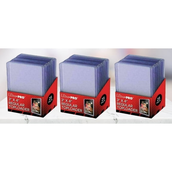 Ultra PRO 3x4 inch Regular Toploader - 75 Pack