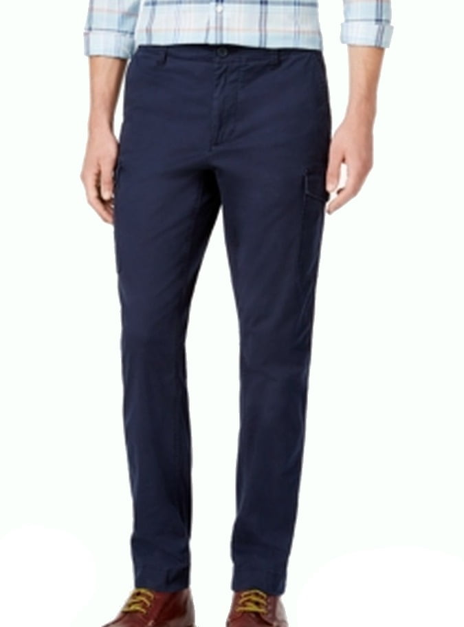 Tommy Hilfiger Tommy Hilfiger NEW Blue Navy Mens Size 36x32 SlimFit