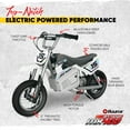 thumbnail image 2 of Razor MX400 Dirt Rocket Electric Toy Motocross Motorcycle Dirt Bike, White, 2 of 12