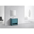 thumbnail image 7 of Kubebath NUDO 32″ Modern bathroom Vanity in Teal Green Finish, 7 of 7