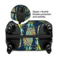 thumbnail image 4 of Naloa Colorful Pineapples Elastic Suitcase Protector, Travel Suitcase Protector Cover Fits 18-32in Suitcase - Medium, 4 of 9