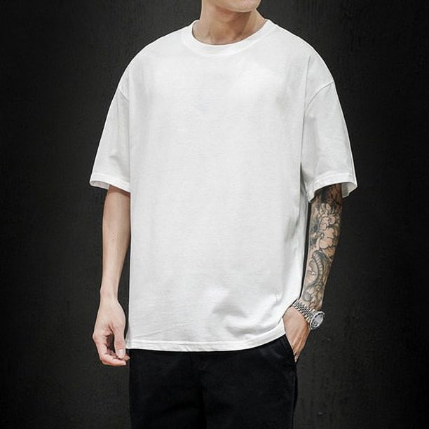 Nueva camiseta de verano para hombre 2022, camiseta sólida a la moda para hombre, camisetas informales de algodón de manga corta de gran tamaño Hip Hop para hombre, ropa de calle para hombre Tan Jianjun unisex