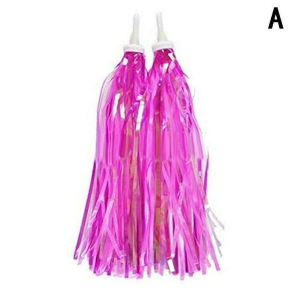 Kids Bicycle Riband Ribbon Scooter Streamers Sparkle Tassel Decor S4J9