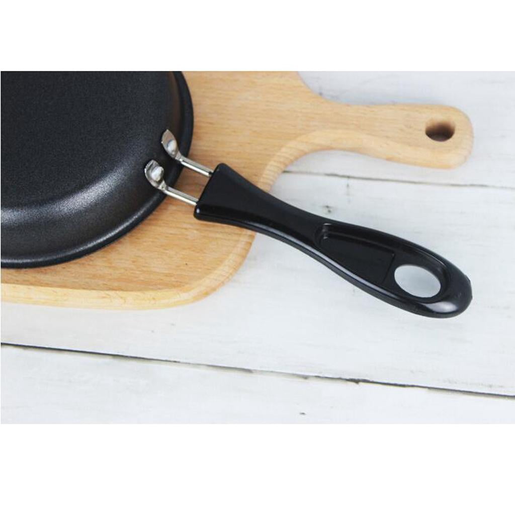 2pcs Non Stick Iron Frying Pan For Cooking Gas & Induction Omelet , Metal