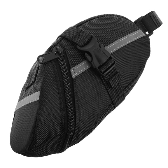 BEADCEST Bicycle Saddle Bag Multifunctional Design Quick Installation Black