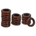 thumbnail image 1 of Unique Bargains 20Pack 30mm Natural Wood Rings, 6mm Thick Solid Wooden Circles for DIY Crafts, 1 of 6