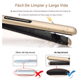 thumbnail image 3 of Plancha Para Cabello Cepillo Plancha Alaciadora De Cabello, Dorado, 3 of 5