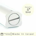 thumbnail image 4 of Aluminum Mezuzah Case with Modern Shin Design Waterproof Self Stick Judaica Door Mezuza for 12cm-5inches Scroll Home Blessing Cover (3 Pieces, White), 4 of 4
