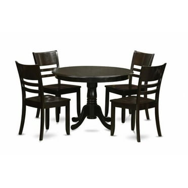 5 Piece Small Kitchen Table and Chairs Set-Dining Table and 4 Dinette Chairs