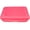 Strawberry, variant on Craft County Plastic Pencil Boxes - 12 Vibrant Colors to Choose From - Orange