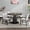 Black Gold Table + 4 Tan Chairs, variant on Roundhill Furniture Cavira 5-Piece Modern Dining Set, Black and Gold Faux Marble Dining Table with Four Chairs, Yellow