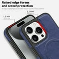 thumbnail image 5 of Feishell Drop Protection for iPhone 11 Pro Max Premium PU Leather Case with Magsafe & Stand [MiMagnetic for MagSafe] [Sturdy Kickstand] Phone Cover For iPhone 11 Pro Max, Blue, 5 of 10