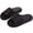 Black, variant on Couple Matching Unisex House Slippers Non-Slip Thick Soft Sole Quick Dry Hollow Out Bathroom Slides Lightweight Indoor Outdoor Shoes for All Seasons White 6.5-7(38)