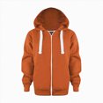thumbnail image 5 of 7-8T Boys Girls Winter Outfits Set 2 Piece Round Neck Solid Color Printed Hoodie Sweatshirt And Pants Long Sleeve School Casual Fall Winter Elastic Waist Sets for 3-12 Years,Orange, 5 of 7