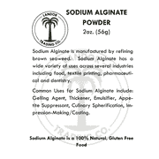 Sodium Alginate - Food Grade - 2 Ounces - Molecular Gastronomy