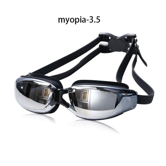 QWZNDZGR Professional Myopia Swimming Glasses Men Arena Diopter Swim Eyewear Anti Fog Swimming