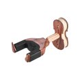 thumbnail image 4 of Rosewood Automatic Lock Violin/Viola Wall Mount Hanger with Rubber Cushion - Secure Auto Grip System, Durable Wood Base, Easy Installation for Home, Studio & Exhibition Display (Carton Packaging), 4 of 7
