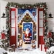 thumbnail image 4 of Cubierta Navideña para Puerta de 35 X 71 Pulgadas | Tela de Poliéster con Estampado de Papá Noel | Decoración Navideña Duradera para Puertas, Paredes y Mesas | Fácil de Instalar para Fiestas Navideña, 4 of 6