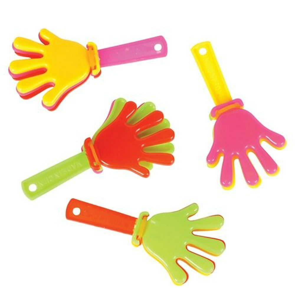 144 Mini Hand Clappers Clakkers 3 Long New Party Favors, Noisemakers