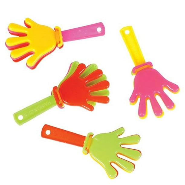 144 Mini Hand Clappers Clakkers 3 Long New Party Favors, Noisemakers