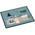 thumbnail image 1 of Caroline's Treasures Bichon Frise Kitchen Scene Indoor or Outdoor Mat 24x36 doormats, Multicolor, 1 of 5