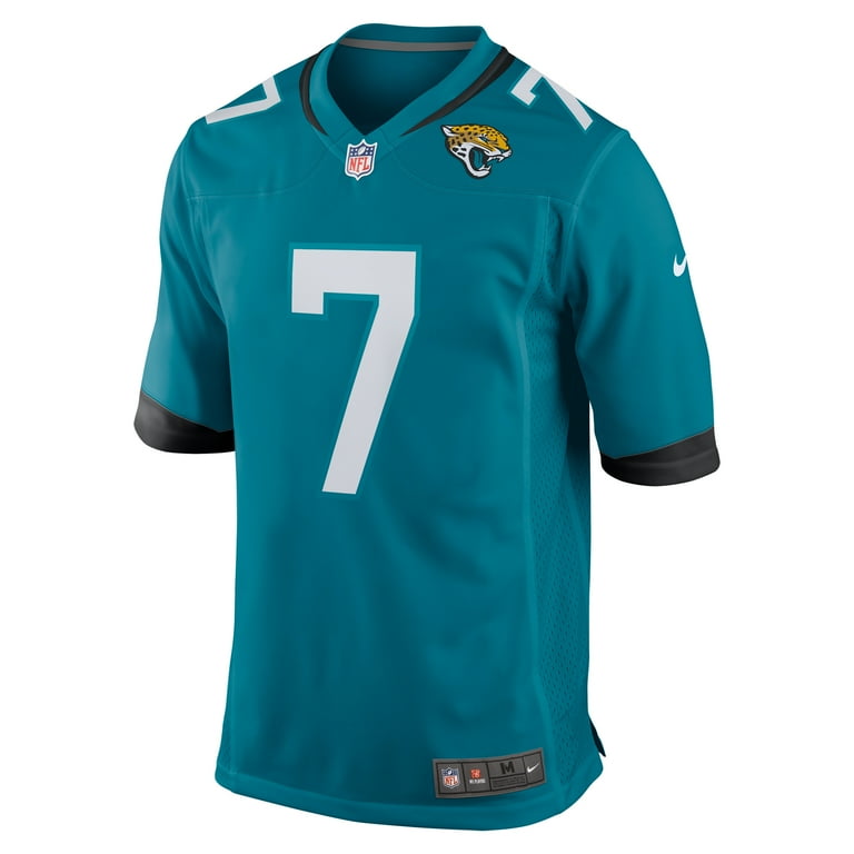 Men's Nike Brian Thomas Jr Teal Jacksonville Jaguars Player Game