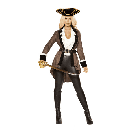 // 5Pc Pirate Booty Diva Costume//
