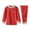 Red, variant on Base Layer Sets for Toddler Girls, Winter Cotton Long Sleeve Elastic Waist Underwear sets Purple Size 3-4 T