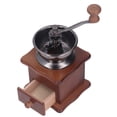 thumbnail image 3 of Molinillo De Café Manual, Práctico Molinillo De Café Manual, Base De Haya, Resistencia A La Corrosión Retro Ajustable Para El Hogar, 3 of 7