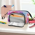 thumbnail image 6 of Nylon Fish Mouth Pencil Case with Large Capacity Zipper Pencil Pouch Pink and Blue Tie-dye Pattern Pencil Bag Organizers, 6 of 7