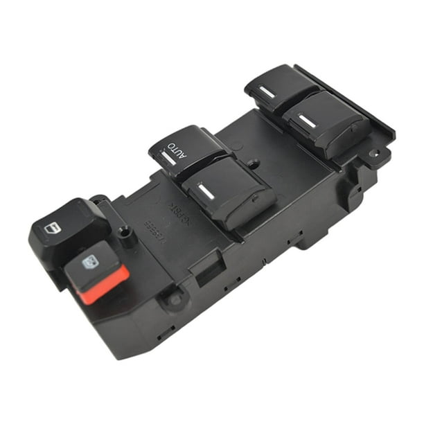 Botón de control de ventana 35750Swaz01 Repuesto de volante derecho Piezas de automóvil Interior negro eléctrico 12V para 2007 2008 2009 2010 Cola Interruptor de elevalunas