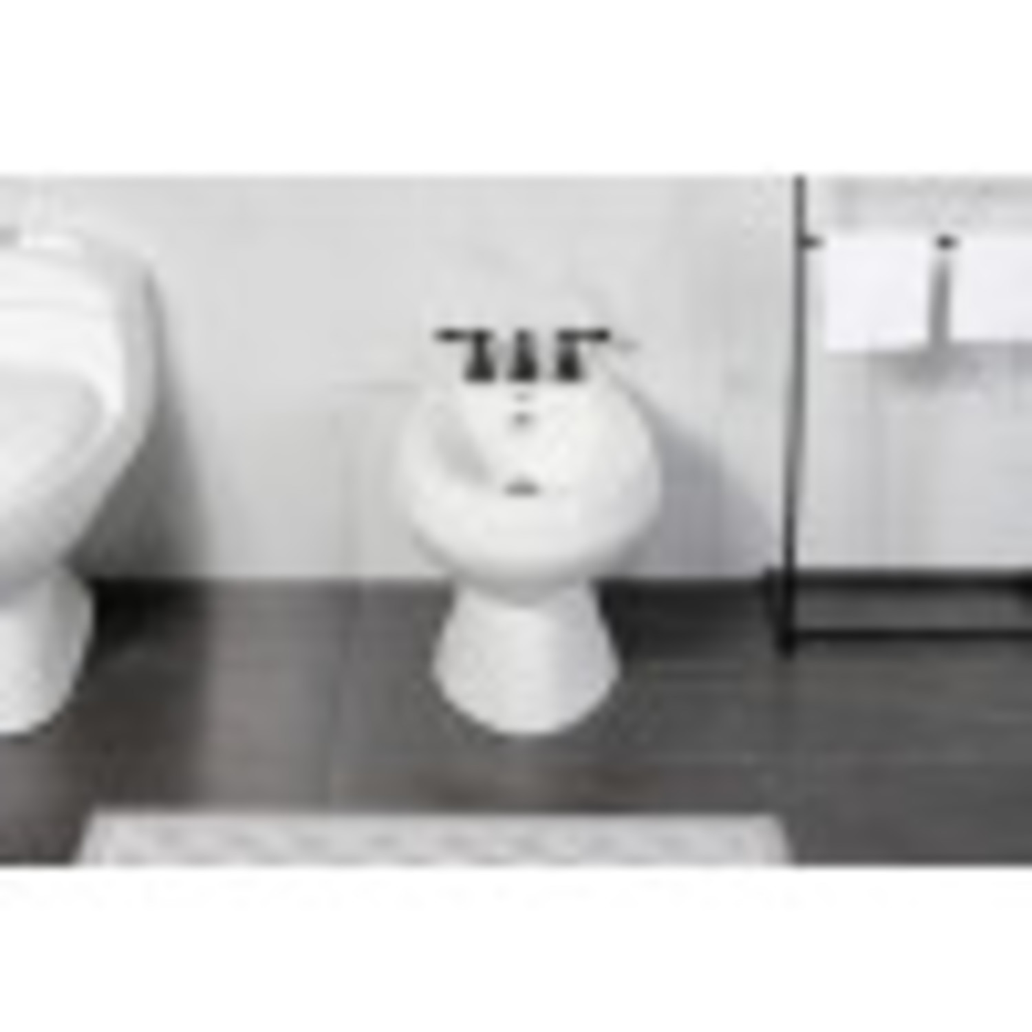 Kingston Brass KB320AL Victorian Three-Handle Bidet Faucet, Matte Black