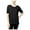 Black - blk, variant on Kensie Womens Crew SS Basic T-Shirt, Black, Small