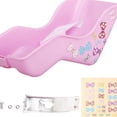 thumbnail image 3 of Cesta de Asiento de muñeca Sunnimix con Calcomanía para bicicleta rosa, 3 of 8