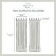 Exclusive Home Curtains Bari Light Filtering Spiral Loop Tab Top