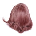 thumbnail image 1 of Peluca corta de 35 cm para mujer, pelucas onduladas para mujer, pelucas sintéticas de moda para fiestas de cosplay, 1 of 15