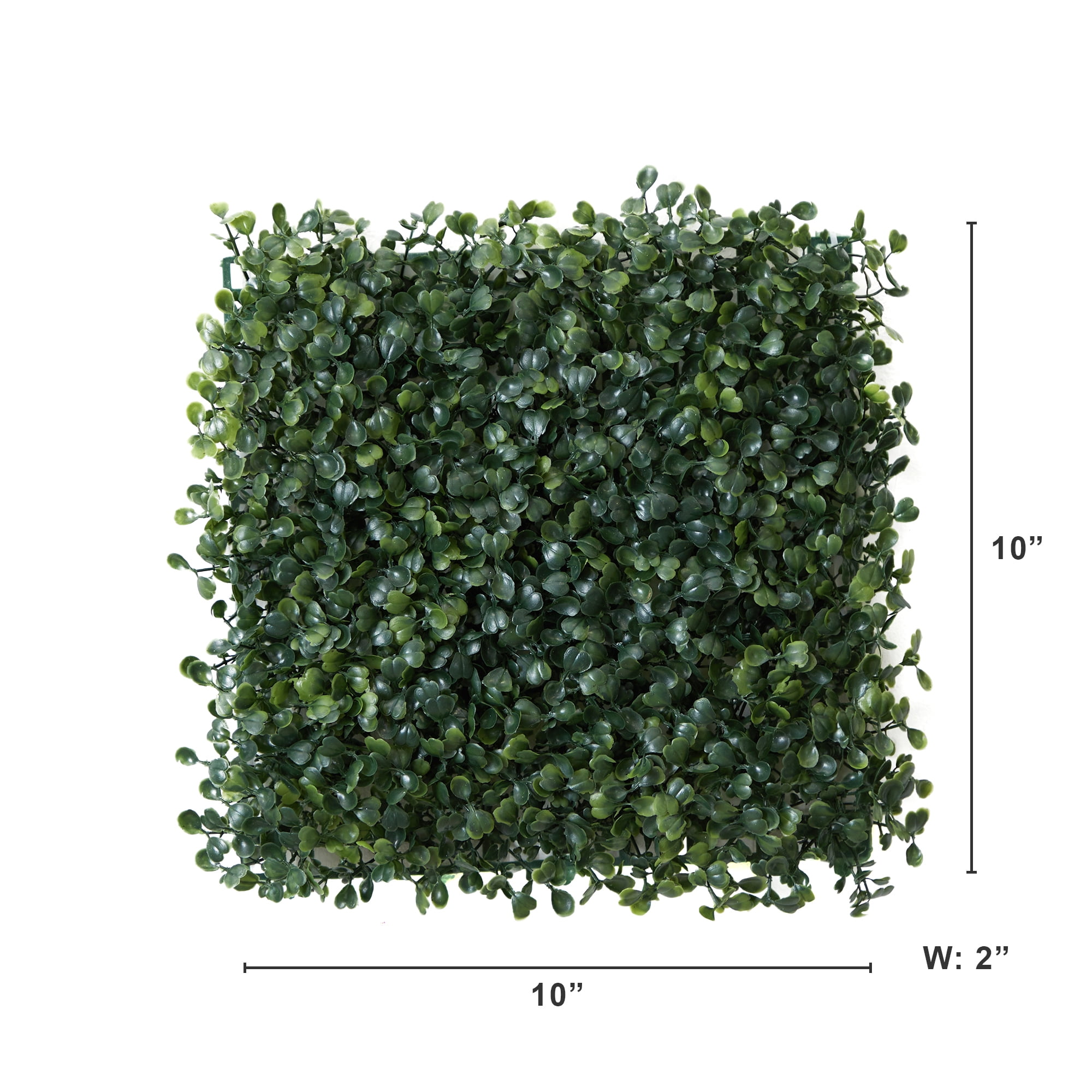 Mainstays 10" Tall by 10" Wide Green Artificial Decorative Boxwood Plant Mat