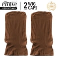 thumbnail image 3 of Evolve Wig Cap Brown 2 Pack, 3 of 4