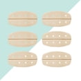 thumbnail image 2 of 6PCS Underwear Shoulder Pads Non-slip Shoulder Strap Gasket Breathable Silicone Shoulder Pad Invisible Shoulder Strap Gasket for Women Use Light Beige, 2 of 8